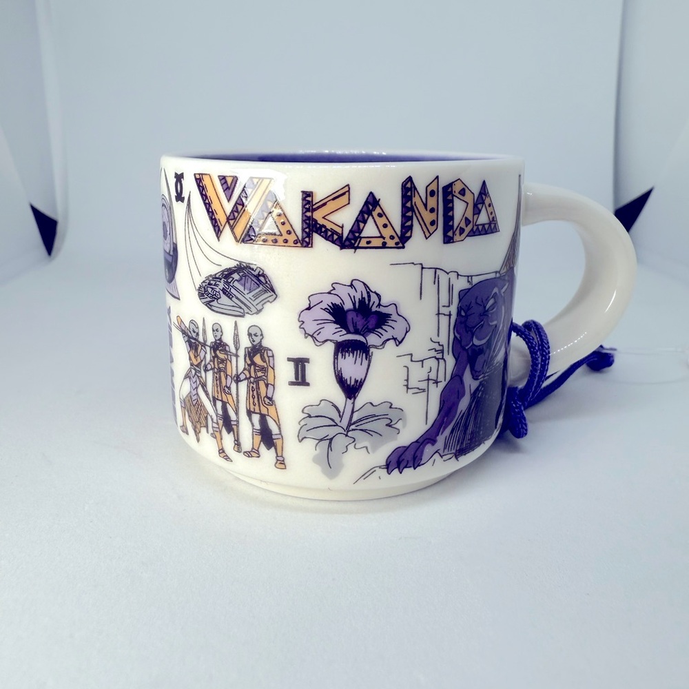 Disney Parks Starbucks Wakanda Forever Ornament Mug 2oz Been There Series Marvel